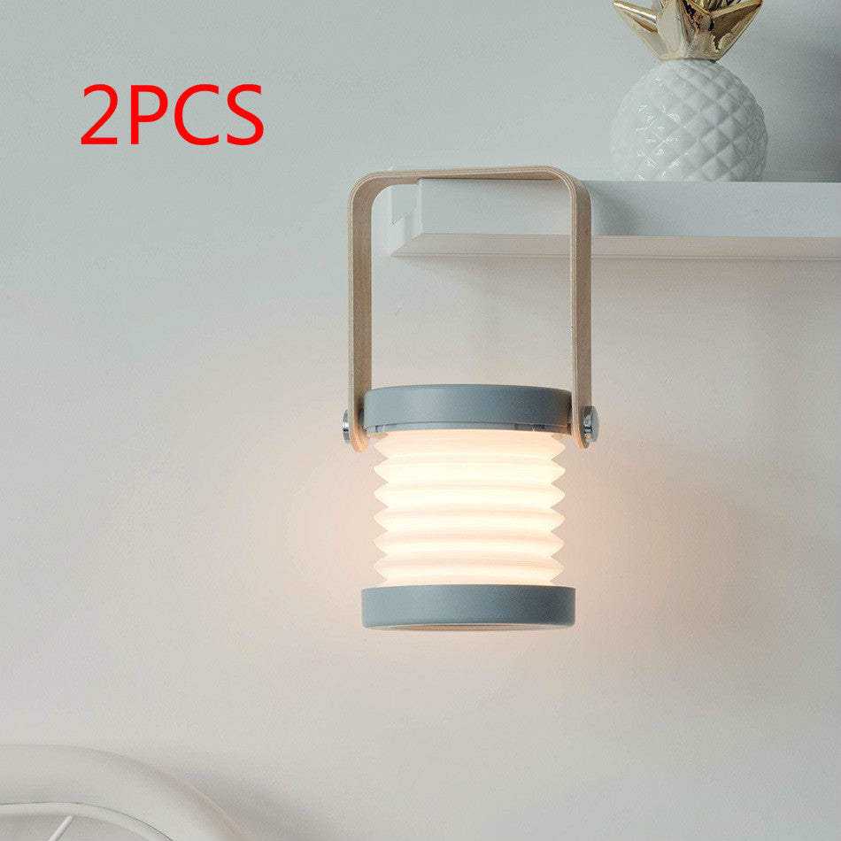 Foldable LED Night Lamp – Touch Control & Dimmable Light ✨