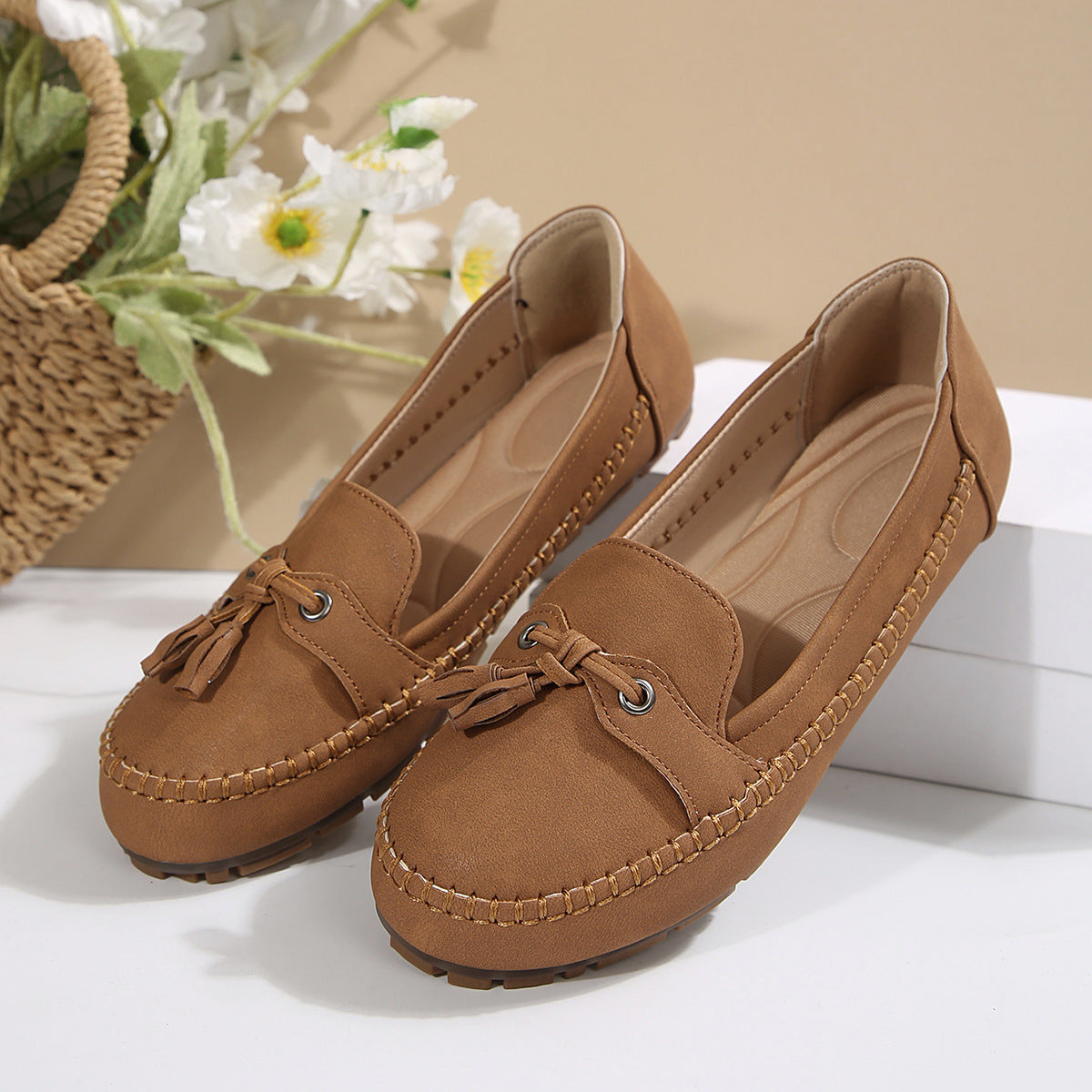 Women's Round Head Loafers