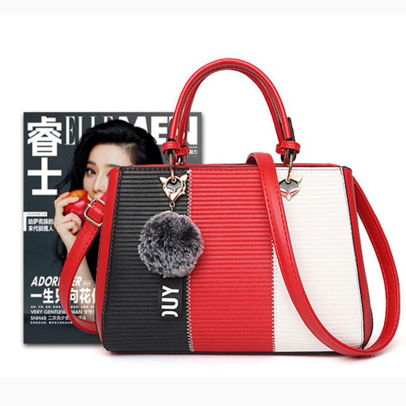 Women Hairball Ornaments Totes handbag