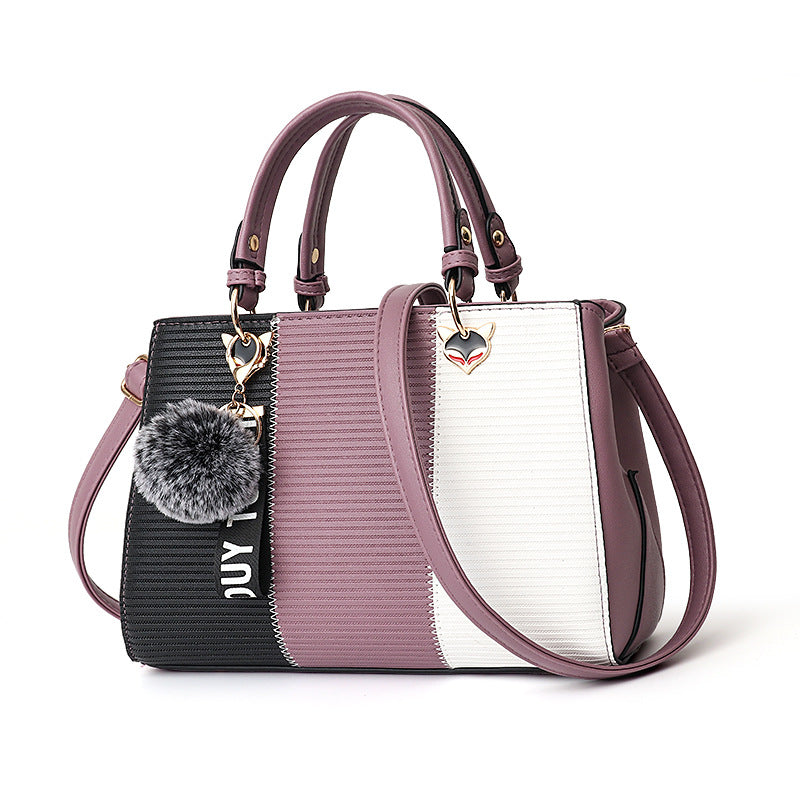 Women Hairball Ornaments Totes handbag