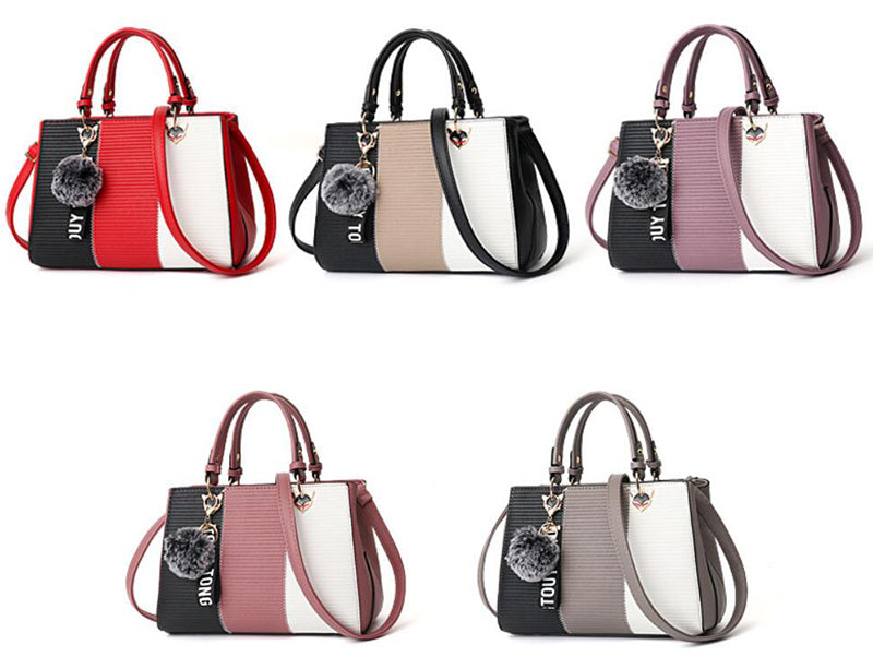 Women Hairball Ornaments Totes handbag
