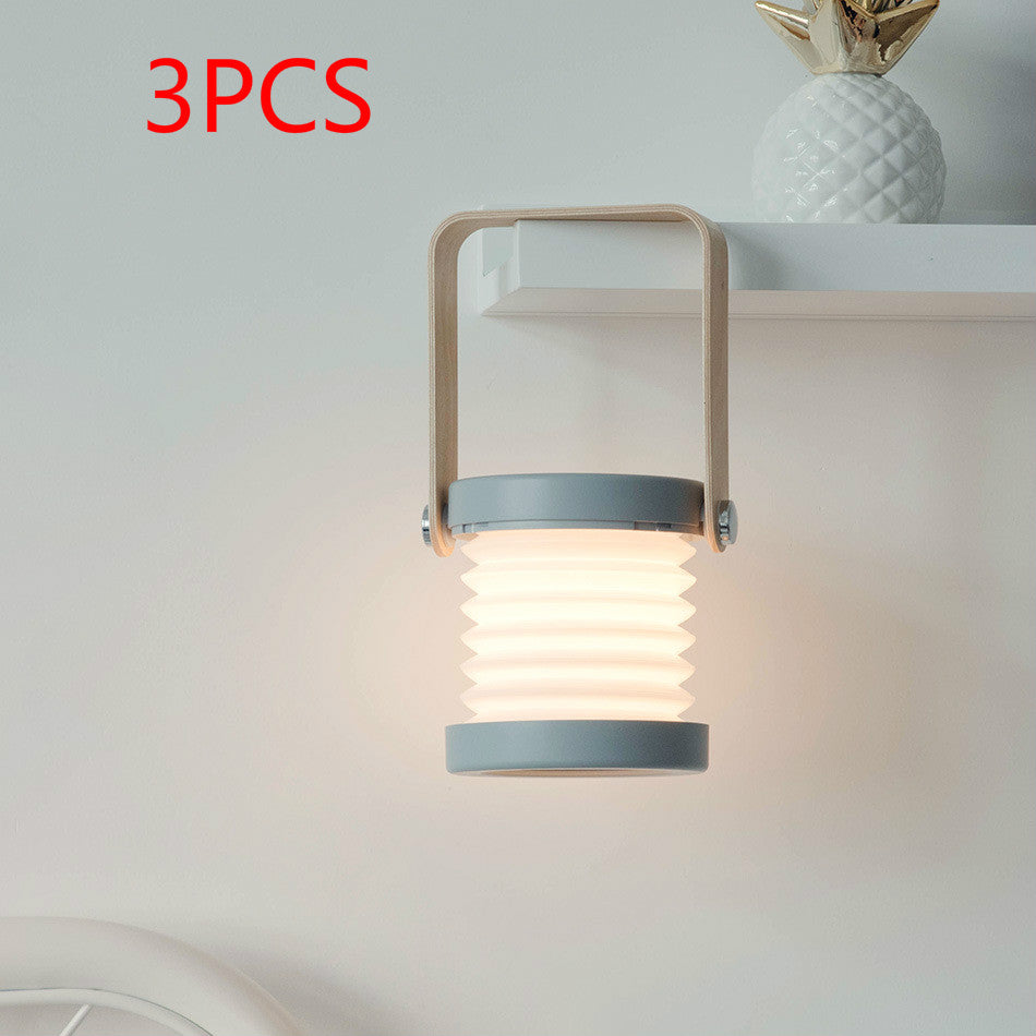 Foldable LED Night Lamp – Touch Control & Dimmable Light ✨