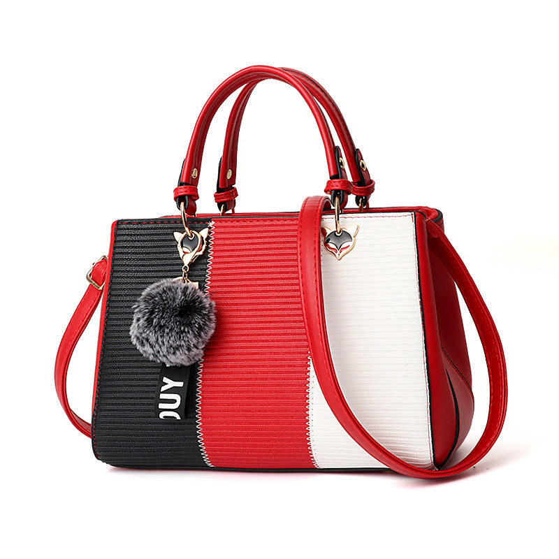 Women Hairball Ornaments Totes handbag