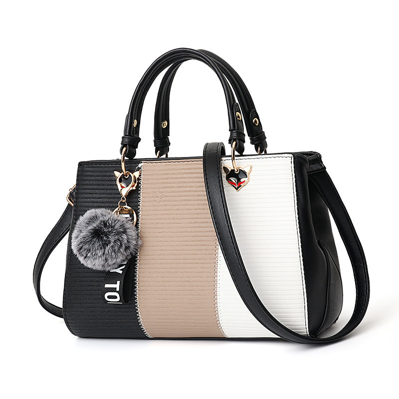 Women Hairball Ornaments Totes handbag