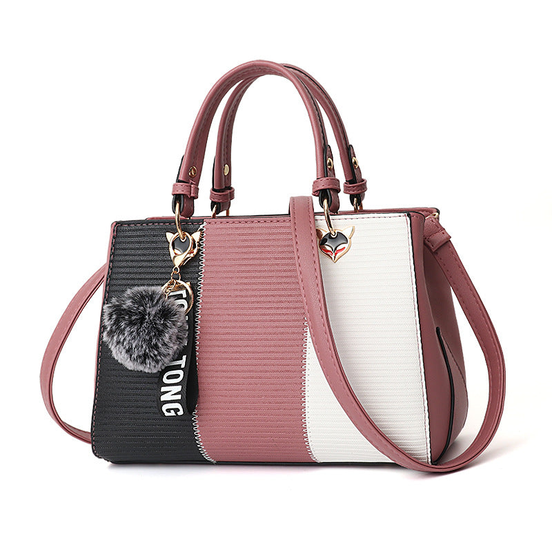 Women Hairball Ornaments Totes handbag