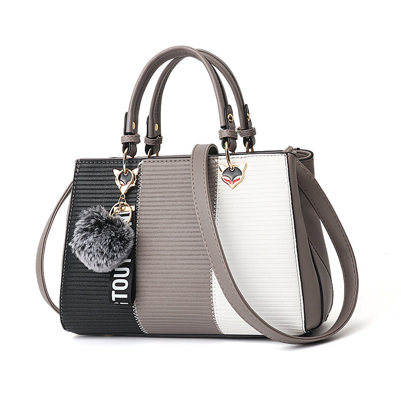 Women Hairball Ornaments Totes handbag