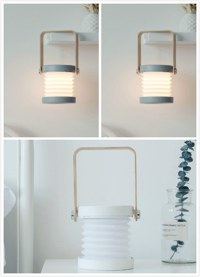 Foldable LED Night Lamp – Touch Control & Dimmable Light ✨