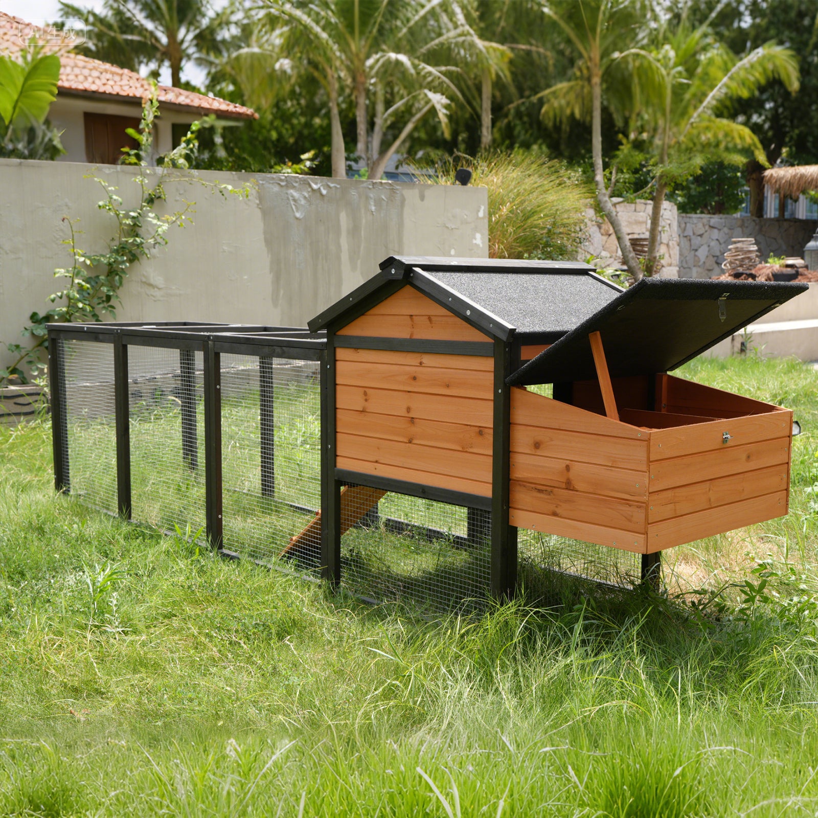 Rabbit,hen nesting, wooden waterproof cage