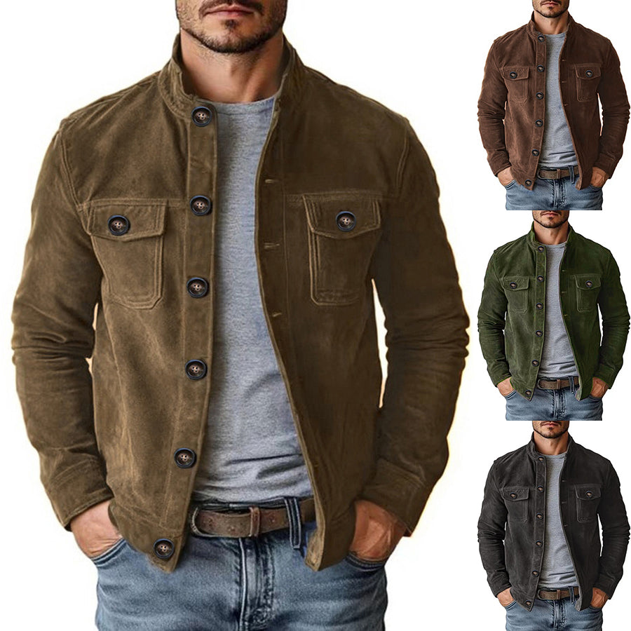 Single-breasted Jacket Men's Casual Top