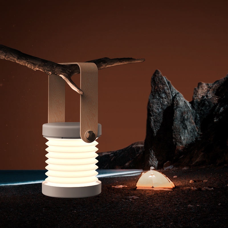 Foldable LED Night Lamp – Touch Control & Dimmable Light ✨