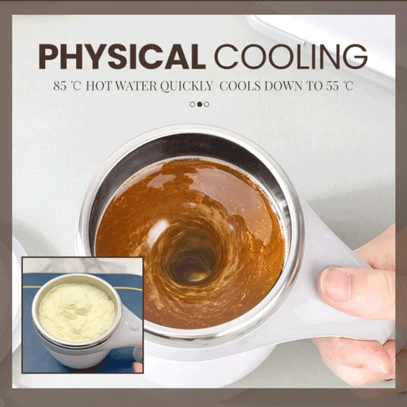 Automatic Self-Stirring Rechargeable Electric Mixing Cup