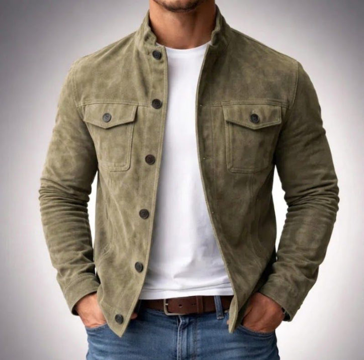 Single-breasted Jacket Men's Casual Top
