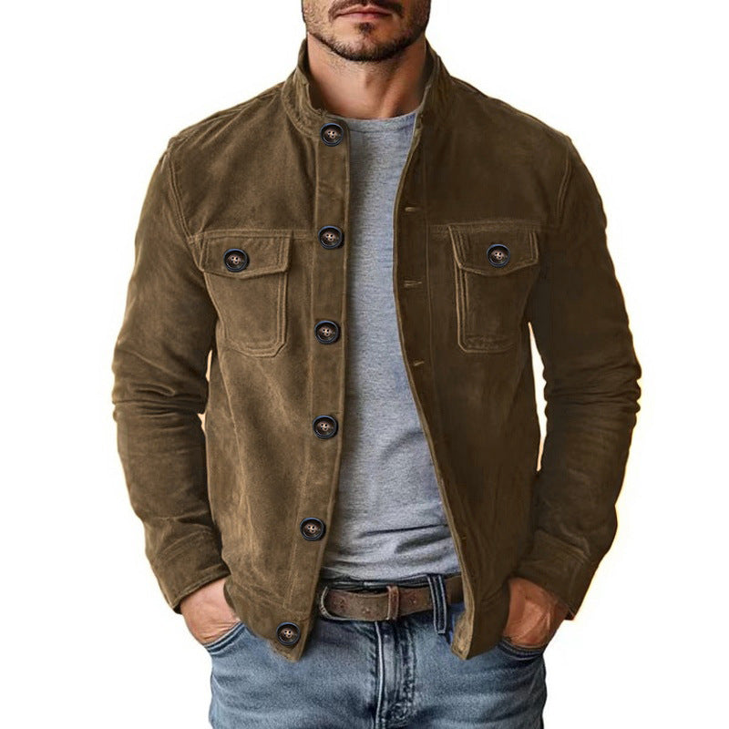 Single-breasted Jacket Men's Casual Top