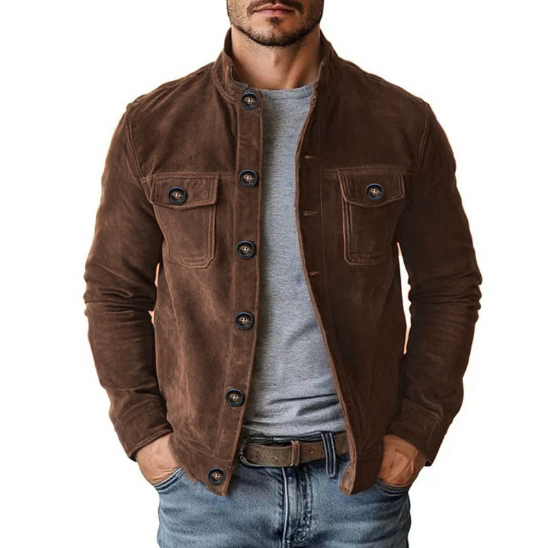 Single-breasted Jacket Men's Casual Top