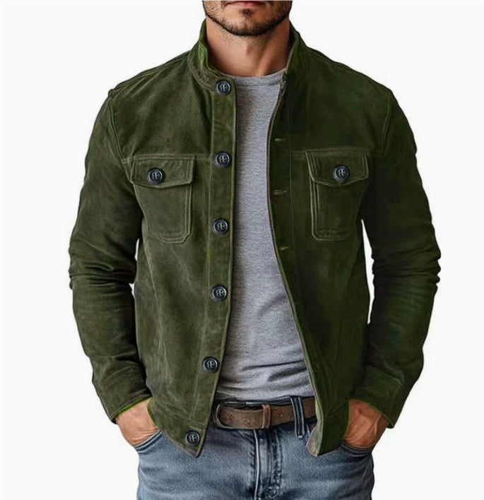 Single-breasted Jacket Men's Casual Top