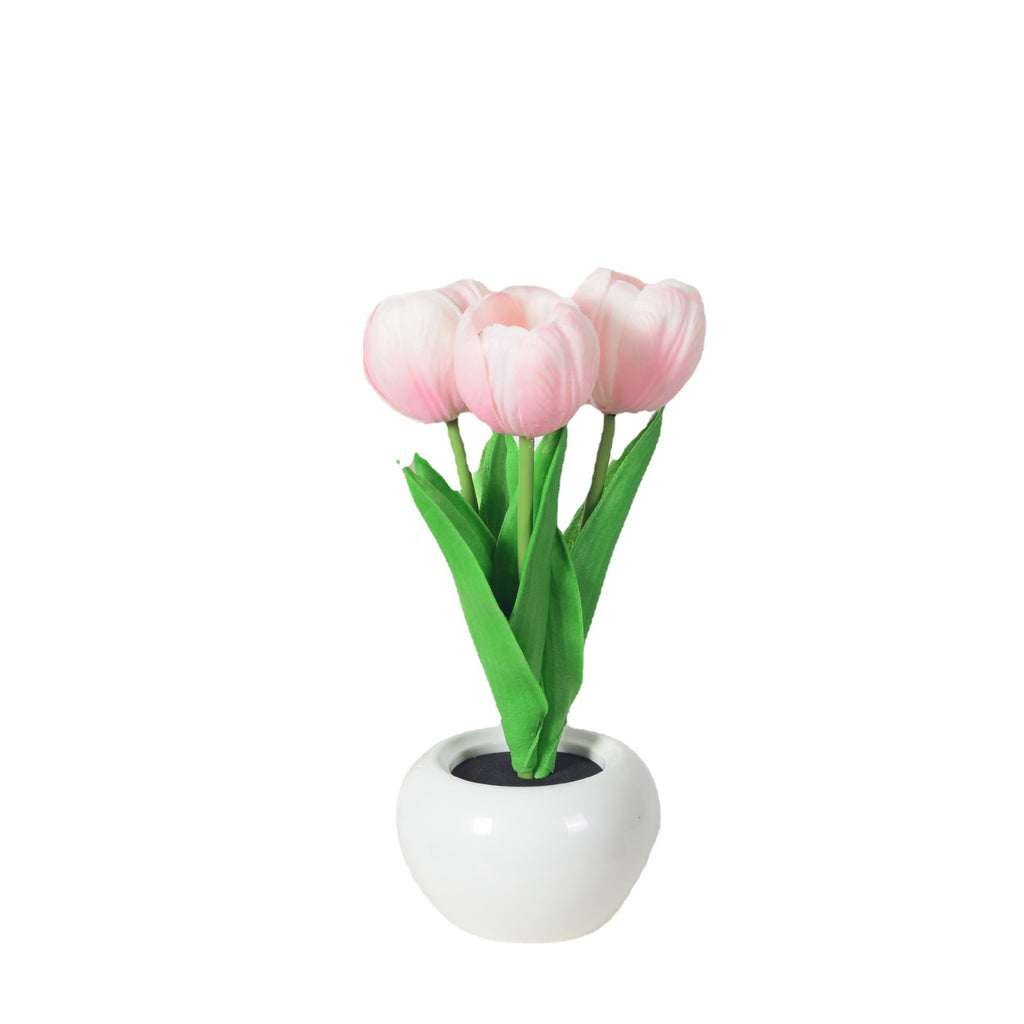 Artificial Flower Pot Home Lamp