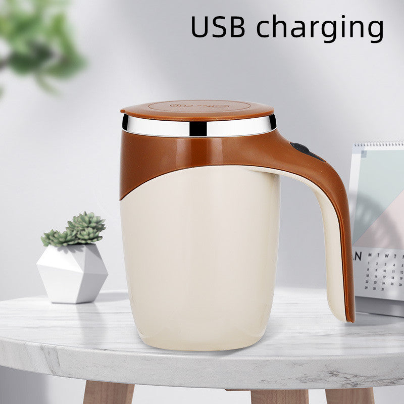 Automatic Self-Stirring Rechargeable Electric Mixing Cup