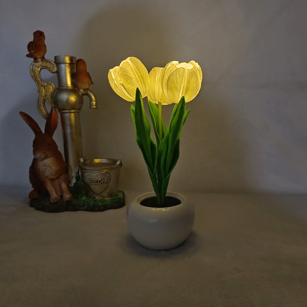 Artificial Flower Pot Home Lamp