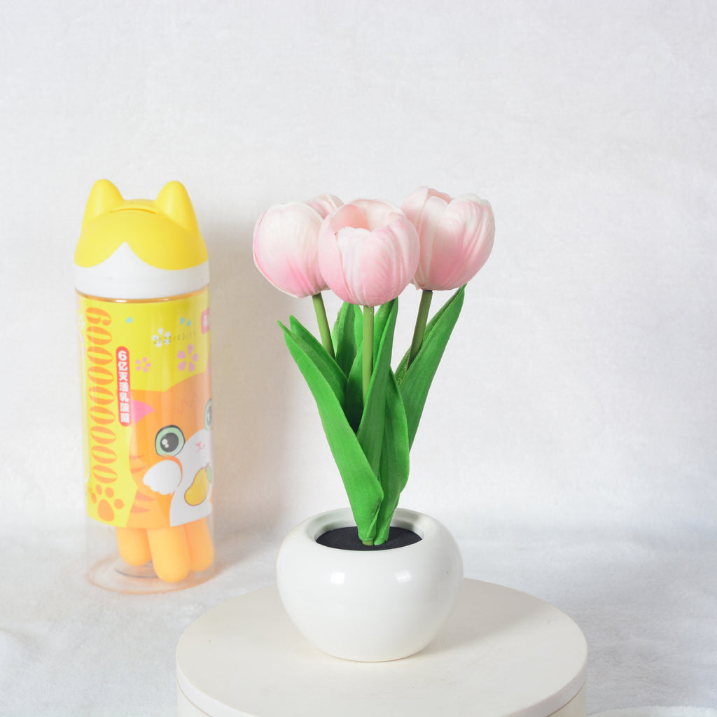 Artificial Flower Pot Home Lamp