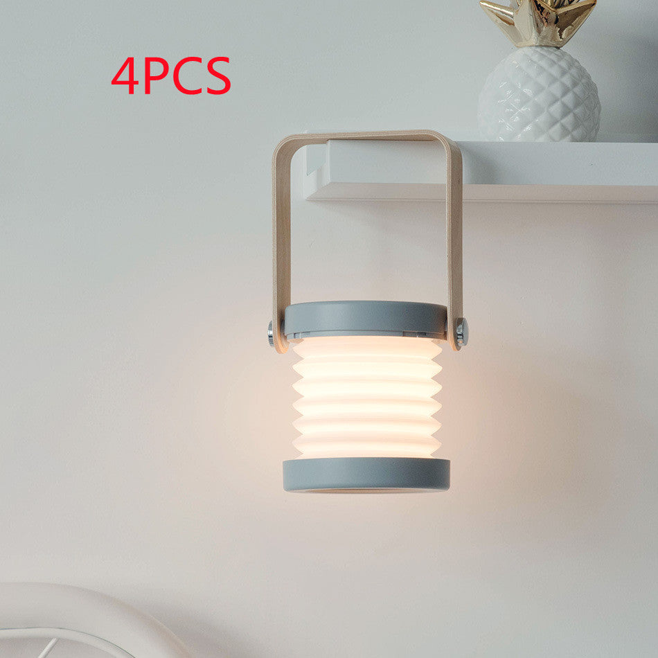 Foldable LED Night Lamp – Touch Control & Dimmable Light ✨