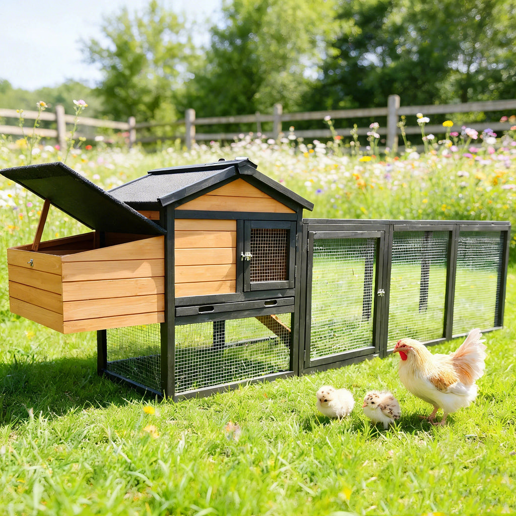 Rabbit,hen nesting, wooden waterproof cage